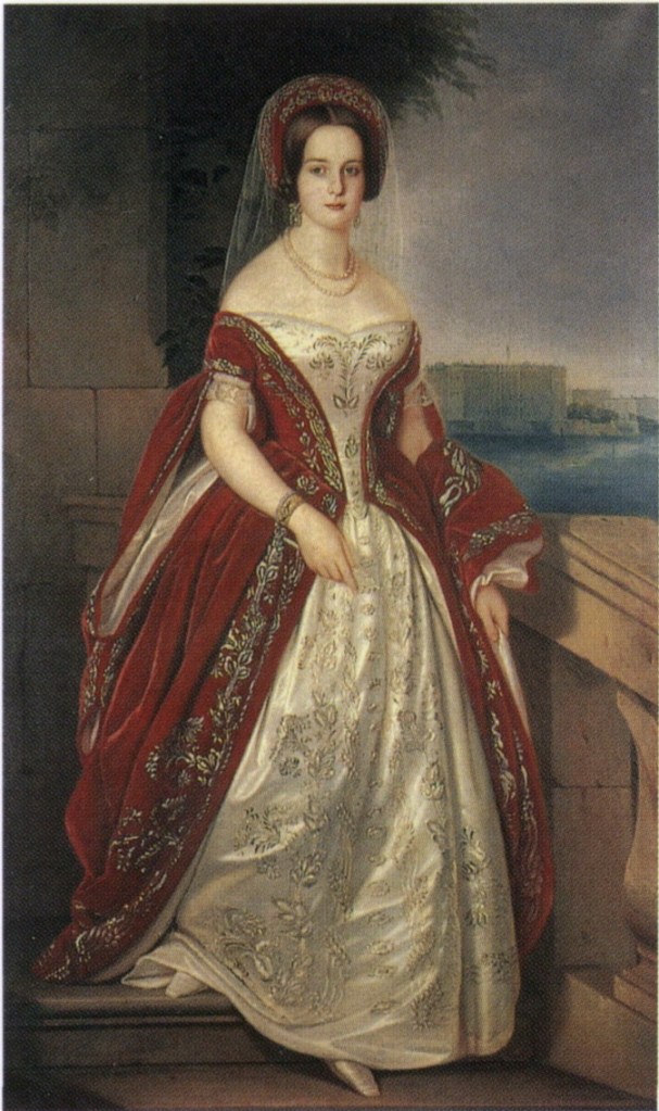 Harriet barones de Bodisco - Williams (1836 - ?), door J.C. Dorner (Russisch Staatsmuseum)