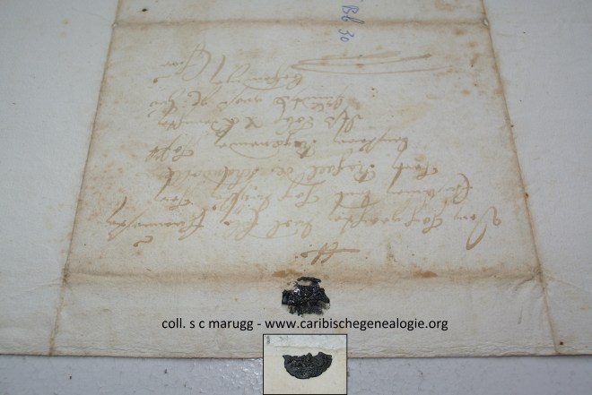 Zegel Christian Marugg, "Zum Abschied der letzten Bundesversammlung" (landsregering), 3 december 1690 (Staatsarchiv Graubünden)