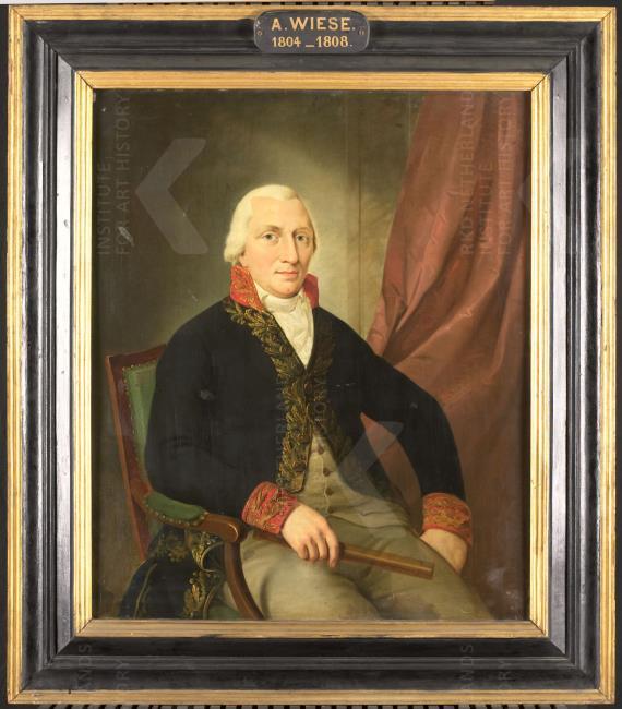 Portret van Albertus Henricus Wiese (1761-1810), gouverneur-generaal van Nederlands Oost-Indië (1805-1808), toegeschreven aan Adriaan de Lelie, 1805-1810 (Rijksmuseum) 